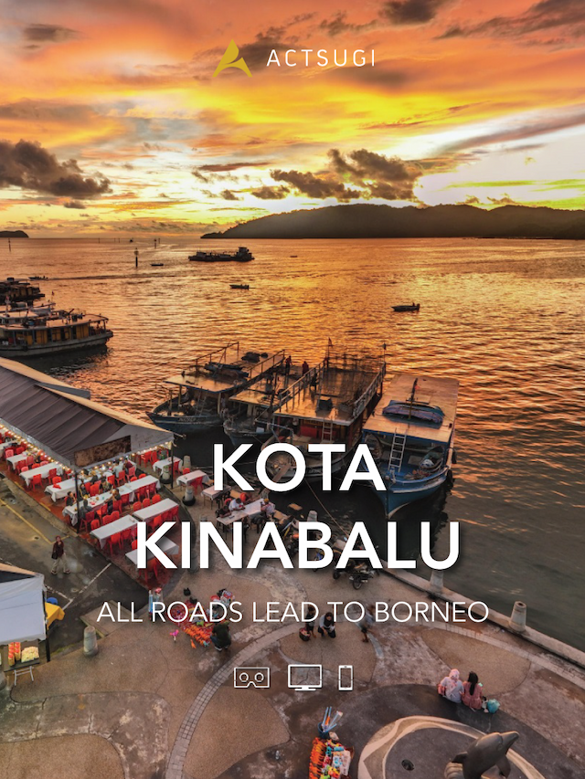 virtual guidebook cover of Kota Kinabalu: All Roads Lead to Borneo