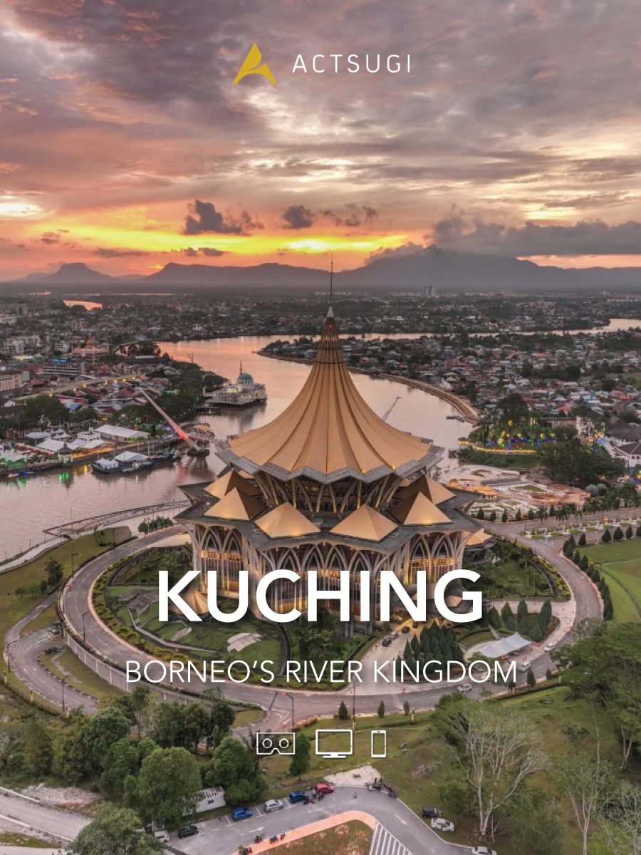 Cover of Kuching: Borneo's River Kingdom